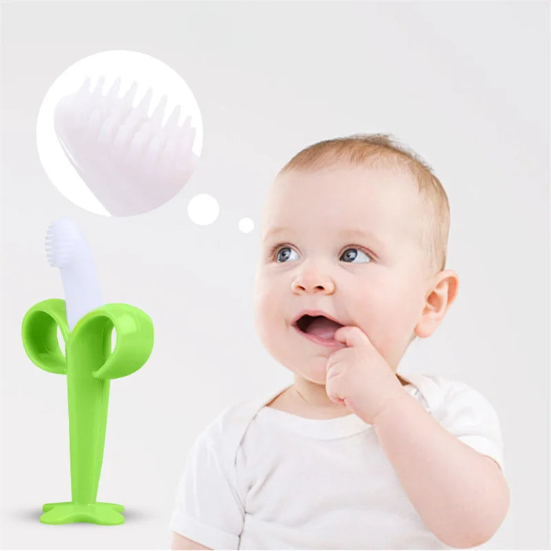 Banana Training Toothbrush Teether