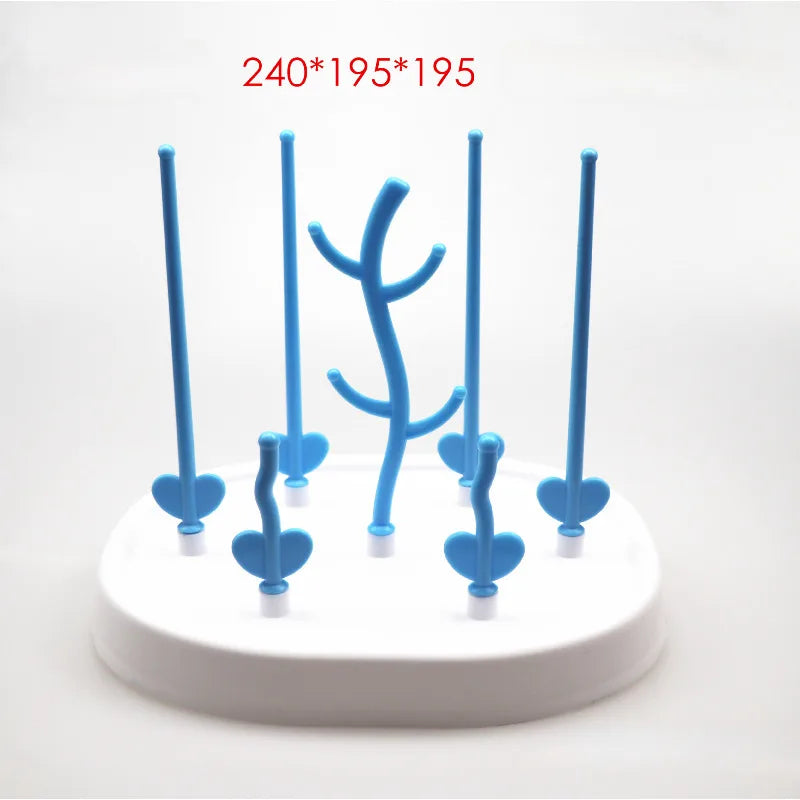 Tree-Shaped Bottle Drying Rack