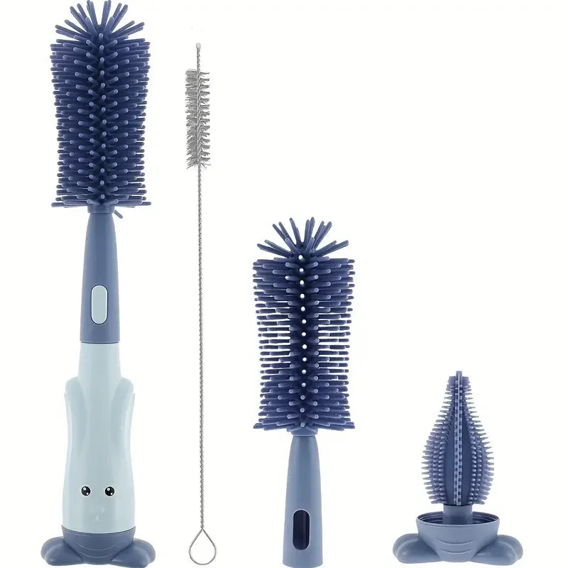 Food-Grade Silicone Bottle & Nipple Brush