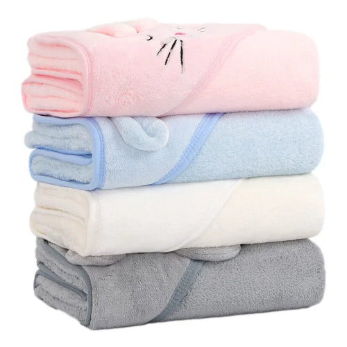Cartoon Animal Hooded Bath Towel