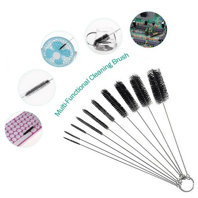 Stainless Steel Cleaning Brush Set (10 pcs)