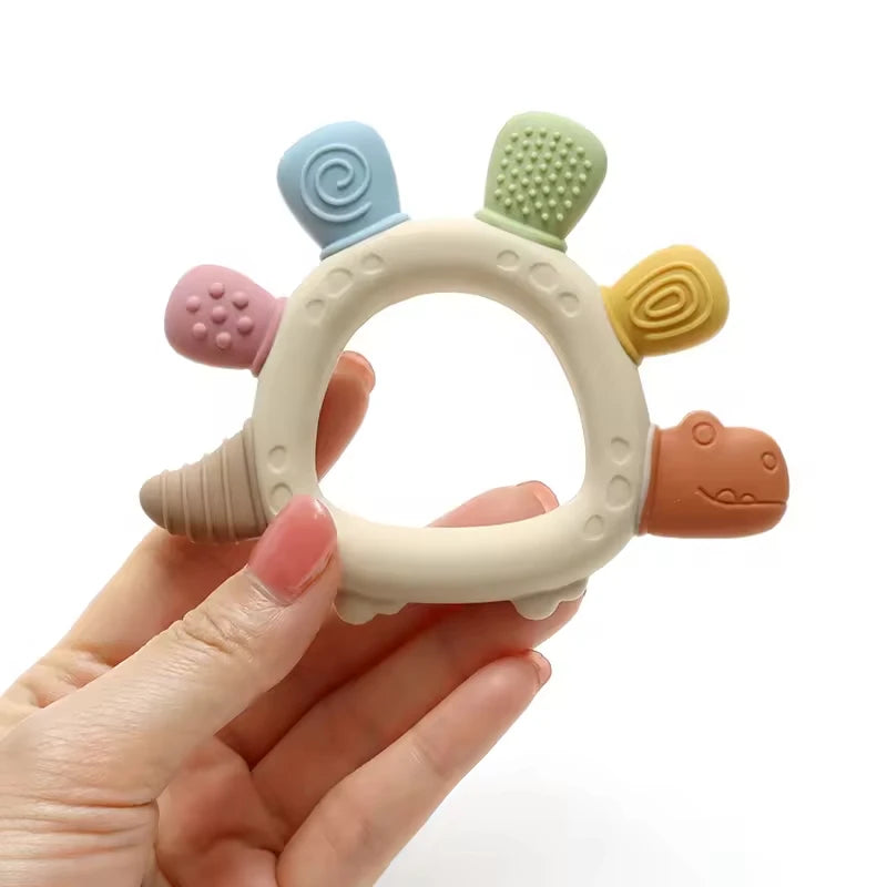Dinosaur Silicone Teether