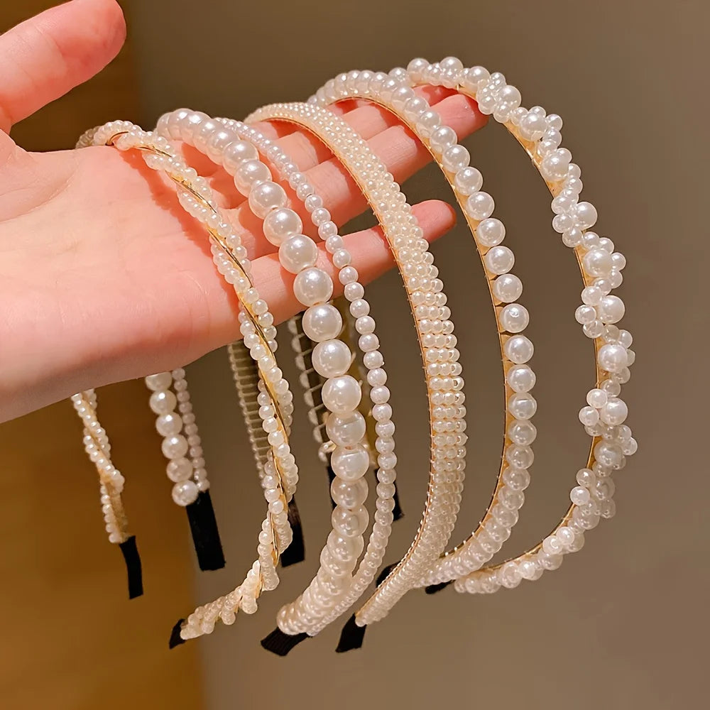 Princess Pearl Hair Accessories Set (5 pcs)