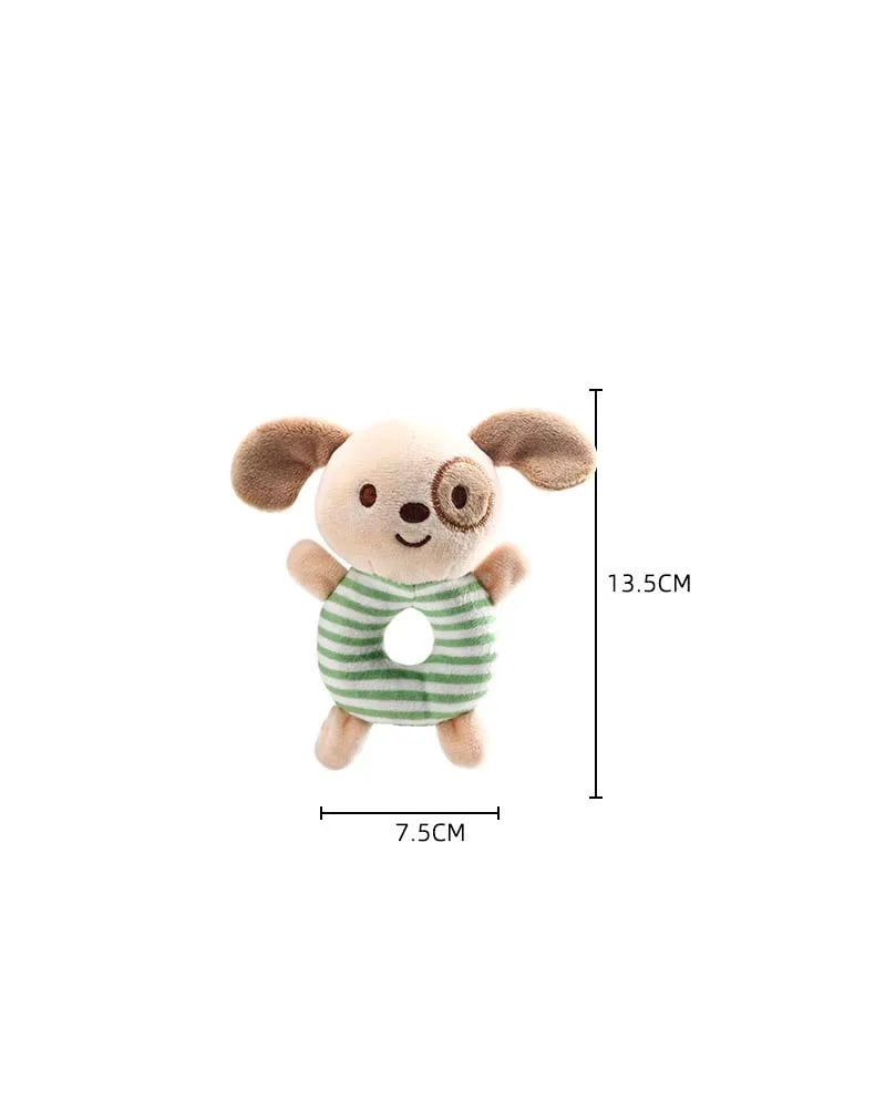 Plush Animal Hand Rattle