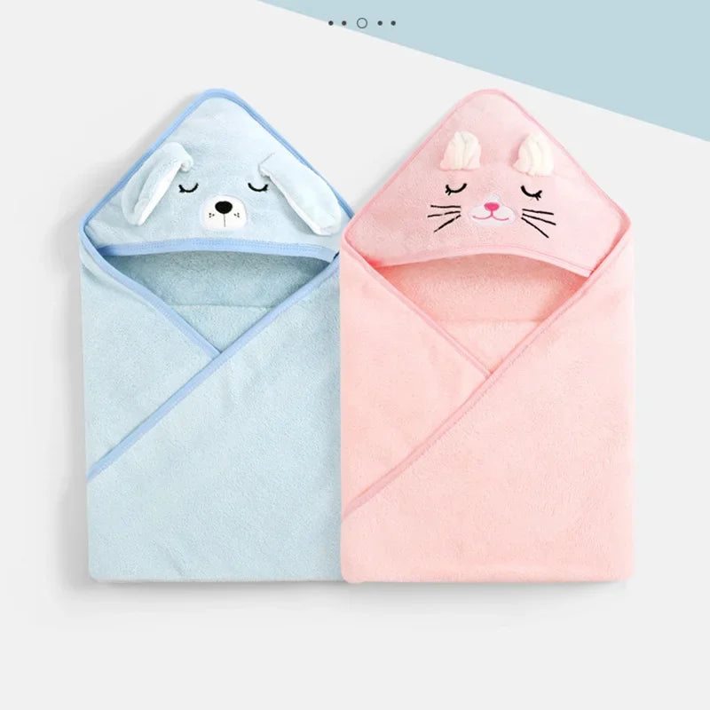 Cartoon Animal Hooded Bath Towel