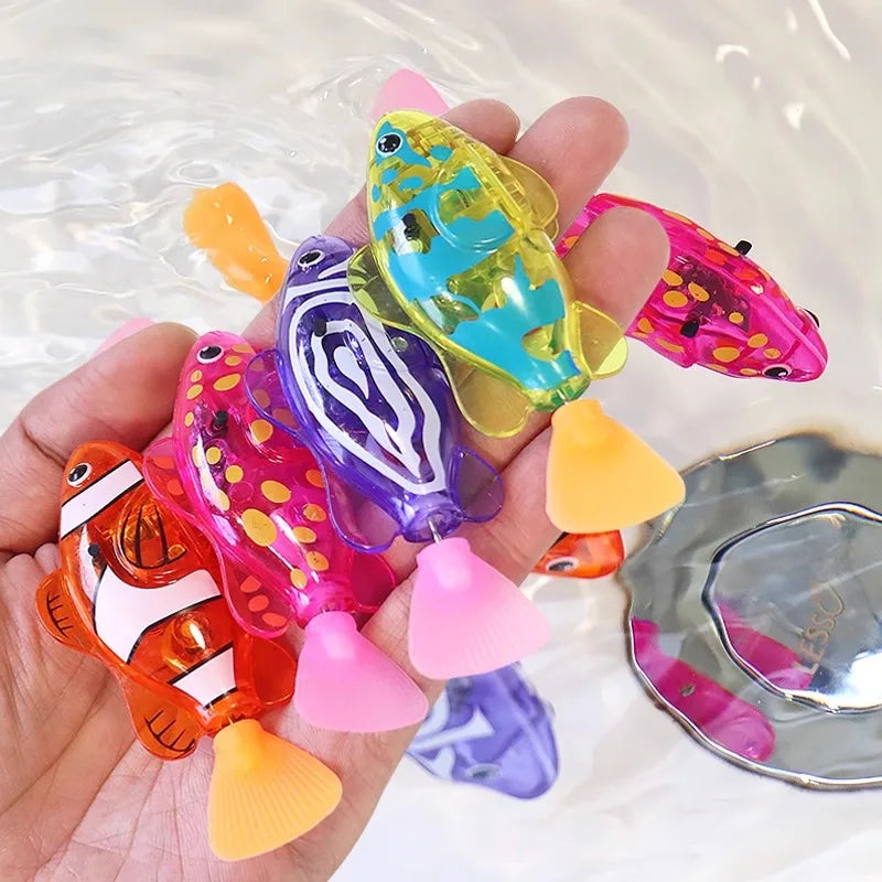 Light-Up Swimming Fish Bath Toy