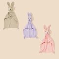 Muslin comforter blanket with soft toy