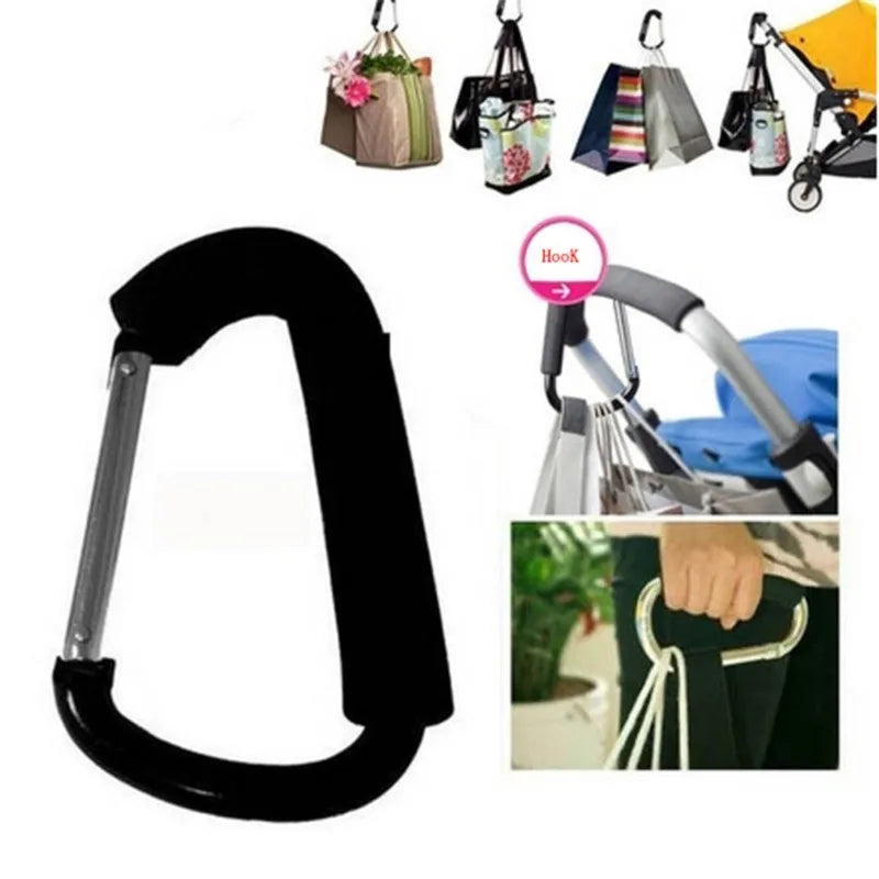 Large D-Ring Stroller Organizer Clip