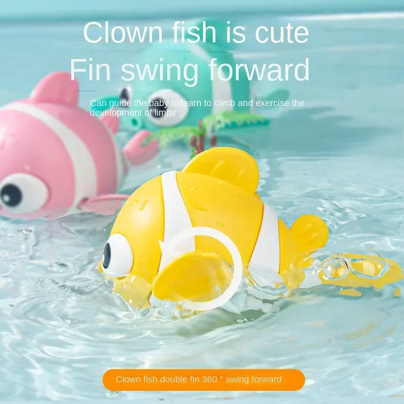 Swimming Clownfish Bath Toy