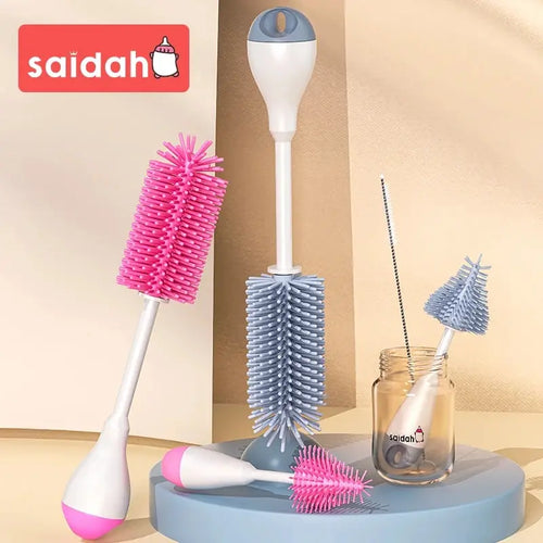 3-in-1 Silicone Bottle Brush (360°)