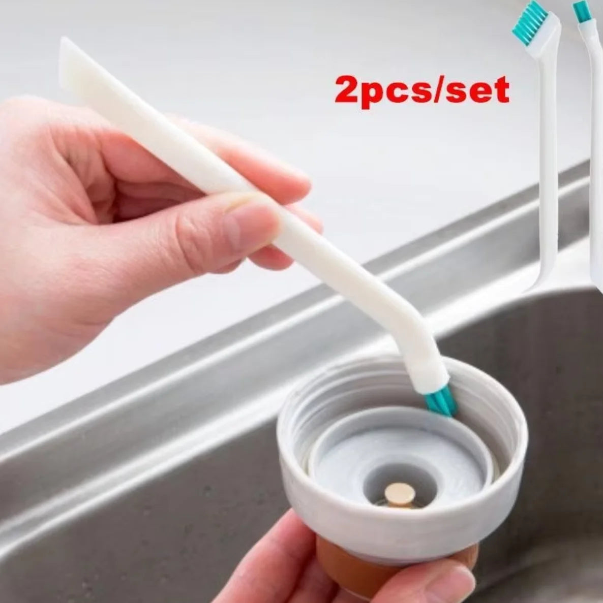 Long-Handle Gap Cleaning Brushes (2 pcs)