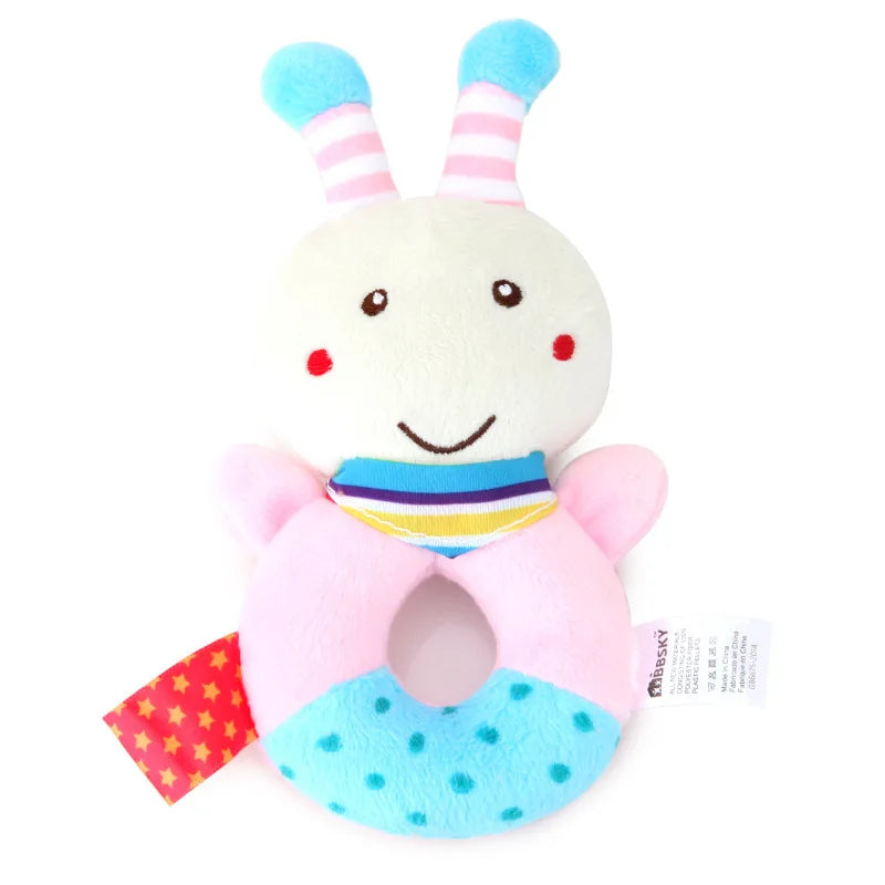 Plush Animal Crib Mobile Bells