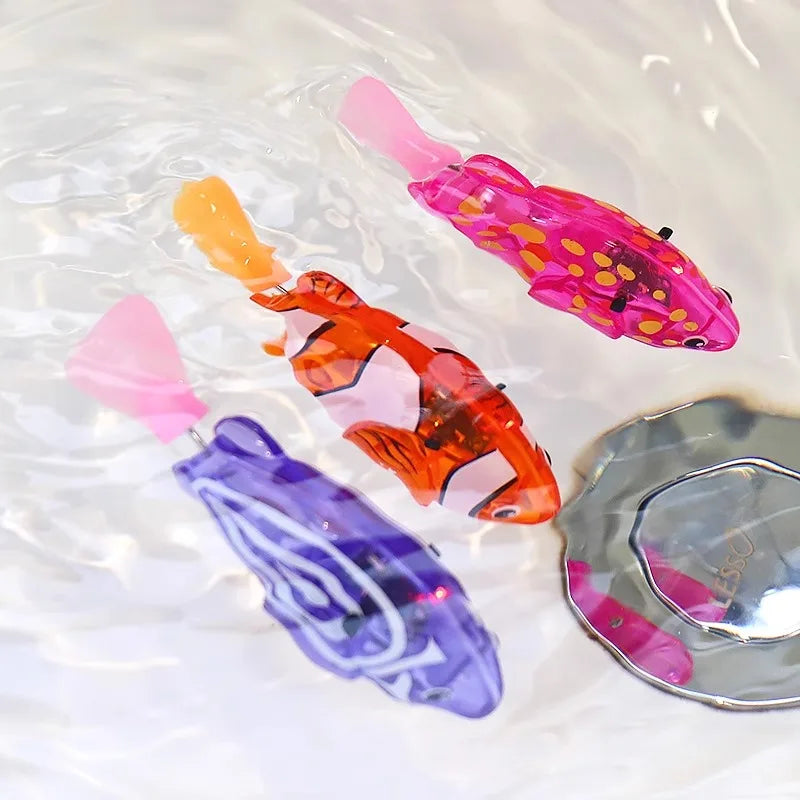 Light-Up Swimming Fish Bath Toy