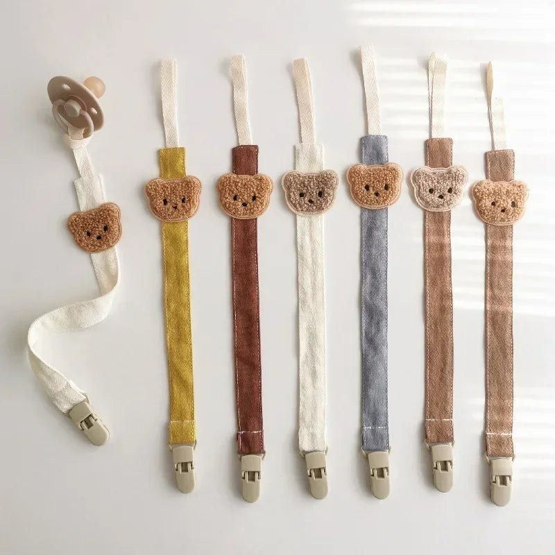 Cute Bear Pacifier Clip Chain