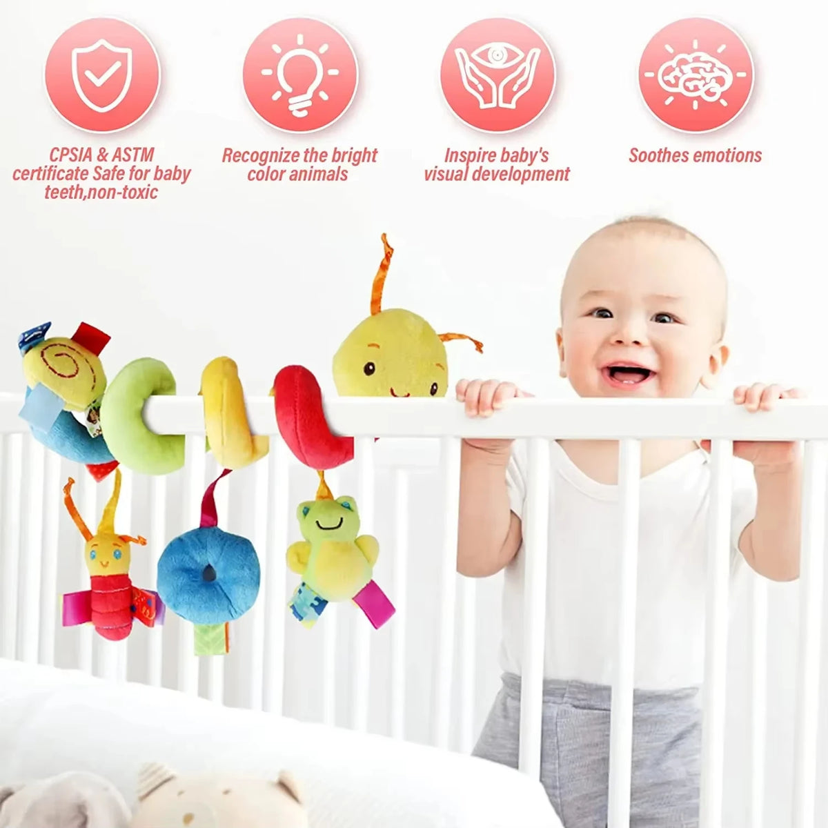 Hanging Crib & Stroller Activity Toy