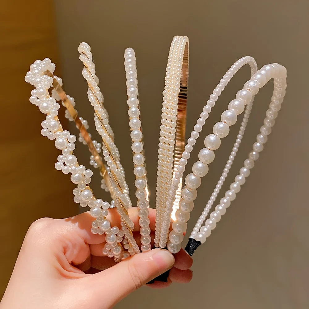 Princess Pearl Hair Accessories Set (5 pcs)