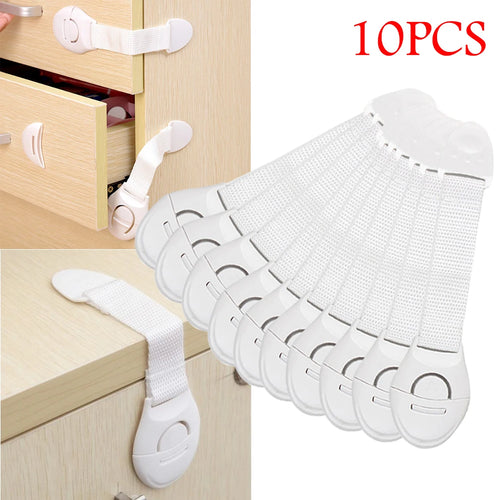 Cabinet Safety Locks (10 pcs)