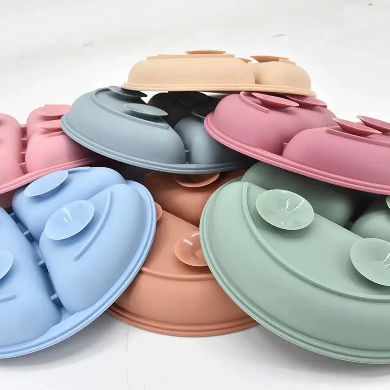 Smiley Silicone Suction Plate & Spoon