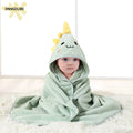 Coral Fleece Animal Hooded Towel