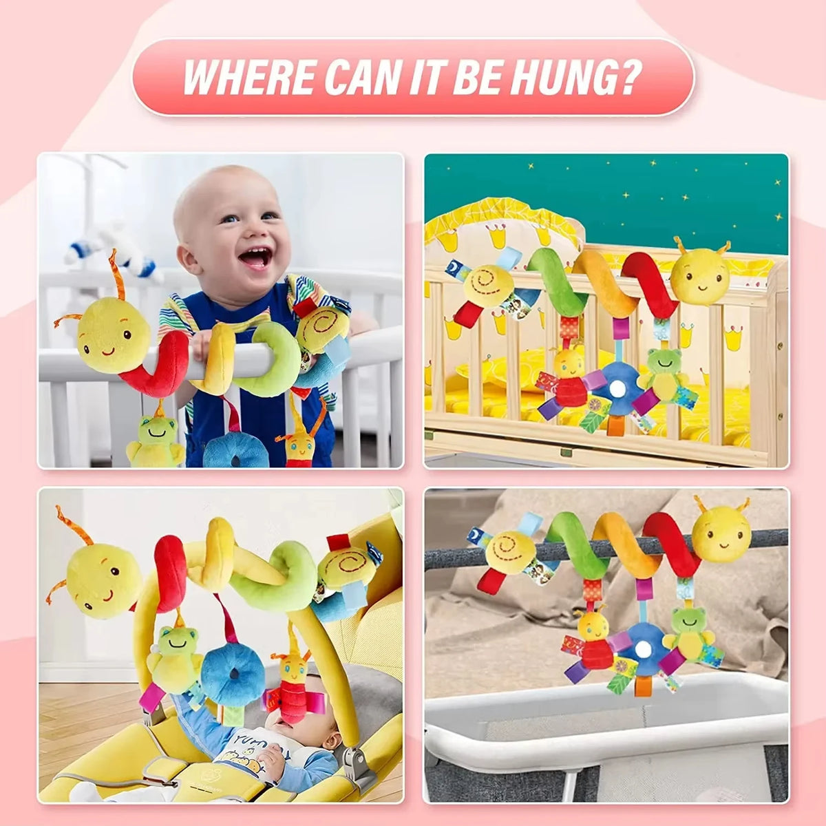 Hanging Crib & Stroller Activity Toy