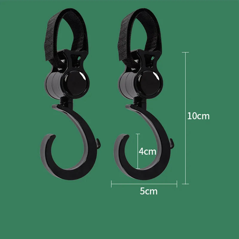 Multi-Purpose Stroller Hooks (2 pcs)