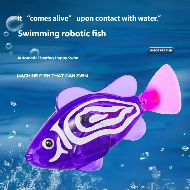 Light-Up Swimming Fish Bath Toy