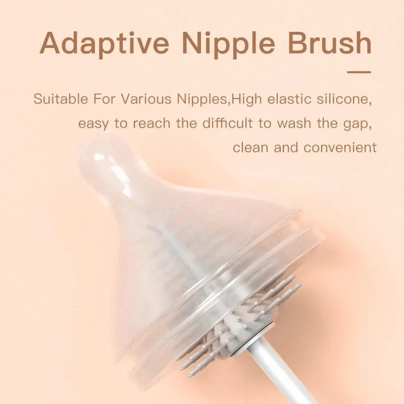 3-in-1 Silicone Bottle Brush (360°)