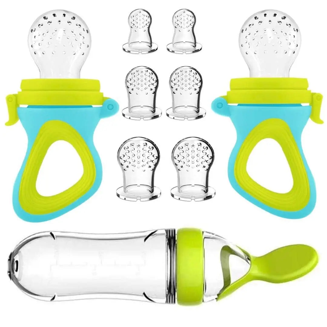 Squeeze Feeding Bottle with Spoon