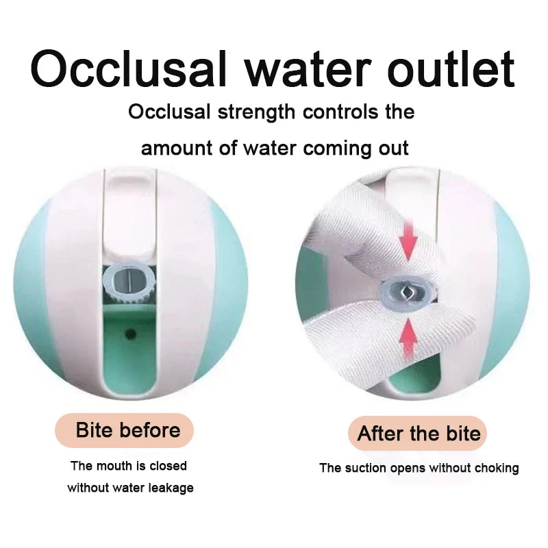 Kids Straw Water Cup with Gravity Ball