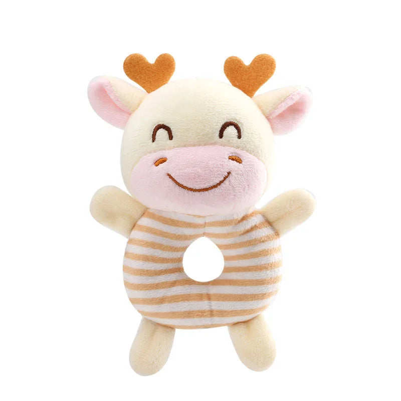 Plush Animal Hand Rattle