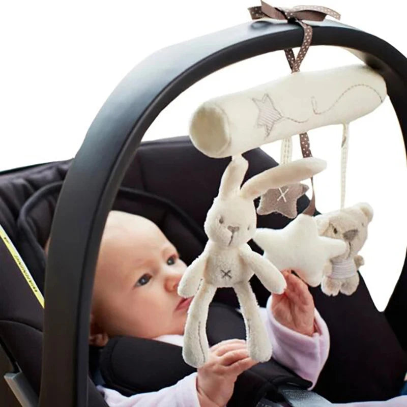 Hanging Bunny Crib Rattle