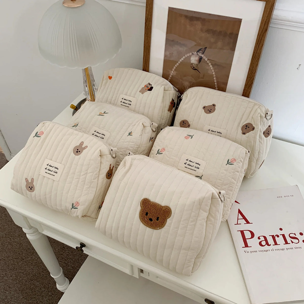 Cotton Stroller Diaper Organizer