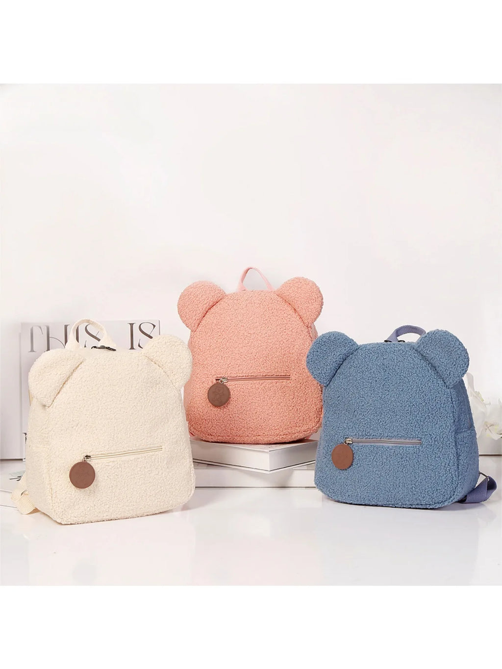 Plush Teddy Bear Kids Backpack