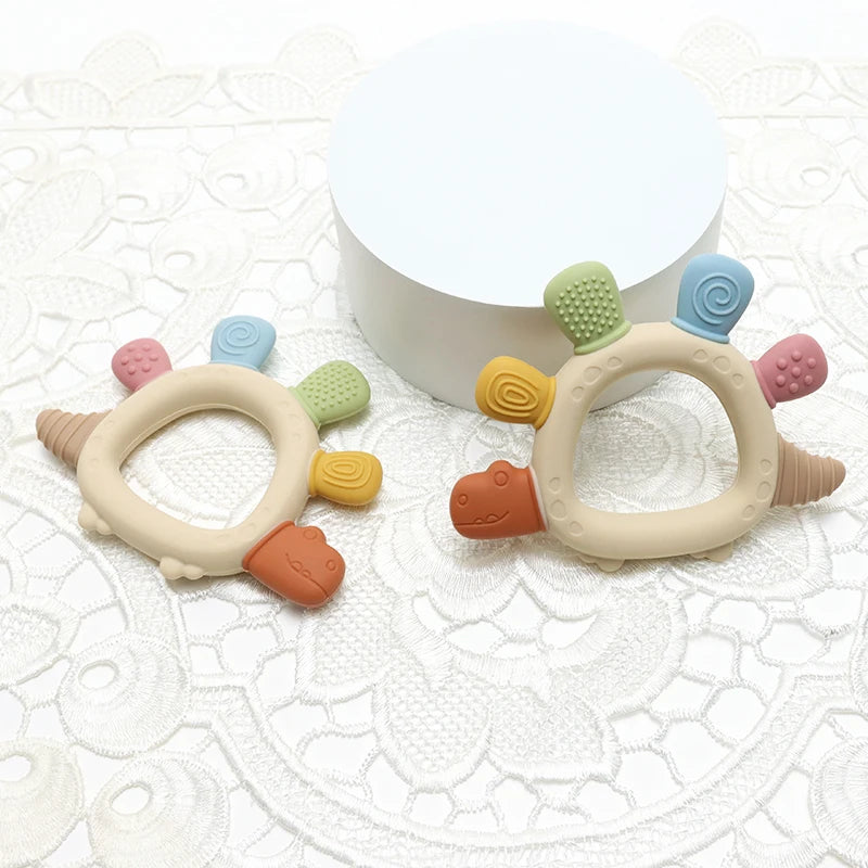 Dinosaur Silicone Teether