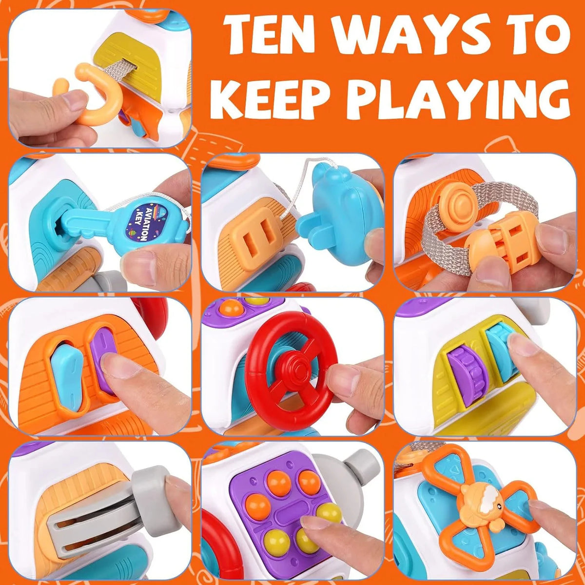 Montessori Busy Cube