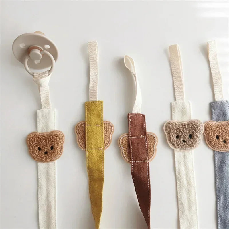 Cute Bear Pacifier Clip Chain