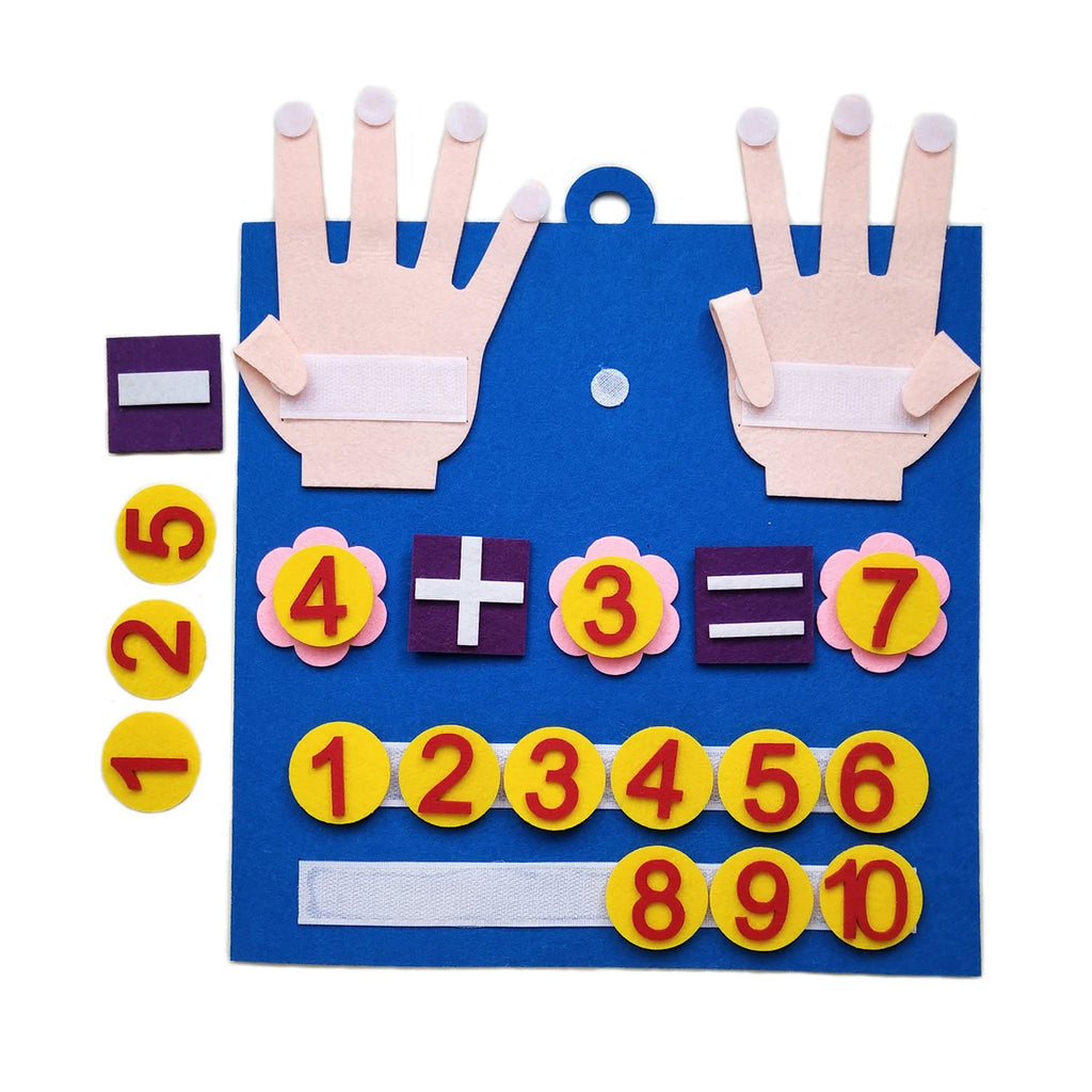 Montessori Counting Fingers Math Toy