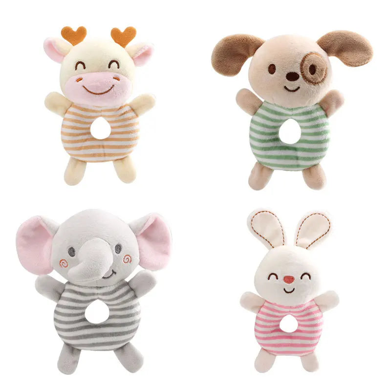 Plush Animal Hand Rattle