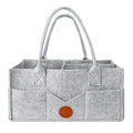 Felt Diaper Caddy Storage Bag