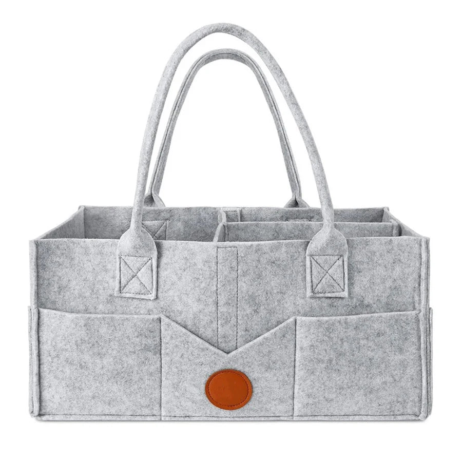 Felt Diaper Caddy Storage Bag