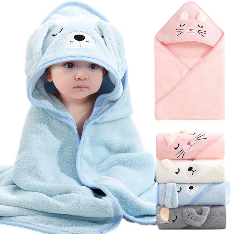 Animal Hooded Baby Towel