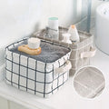 Cotton Linen Storage Basket with Handles