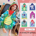 Kids Cartoon Hooded Bath Towel