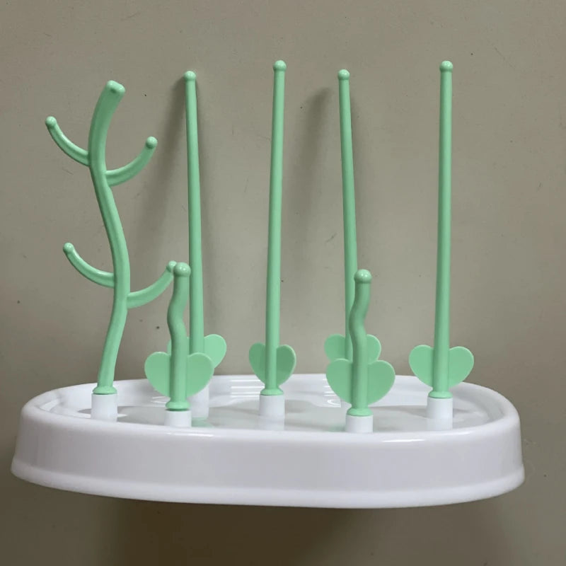 Tree-Shaped Bottle Drying Rack