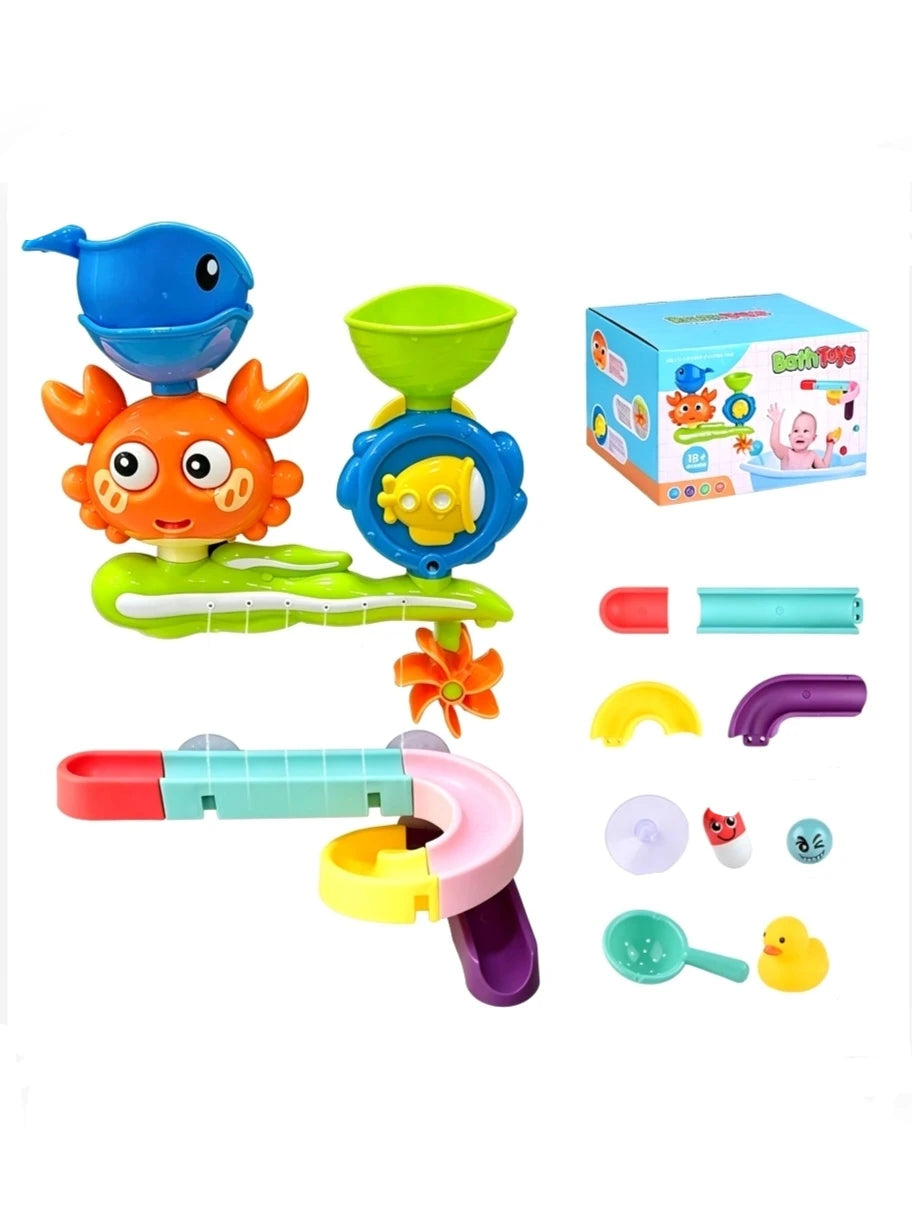 Wall-Mounted Water Spinner Bath Set