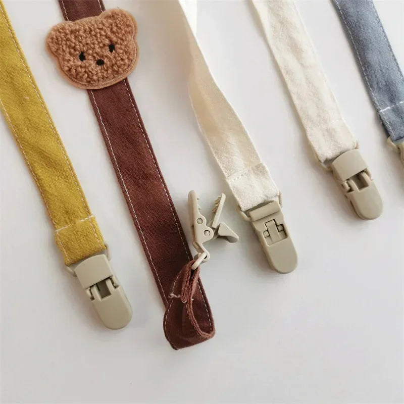 Cute Bear Pacifier Clip Chain