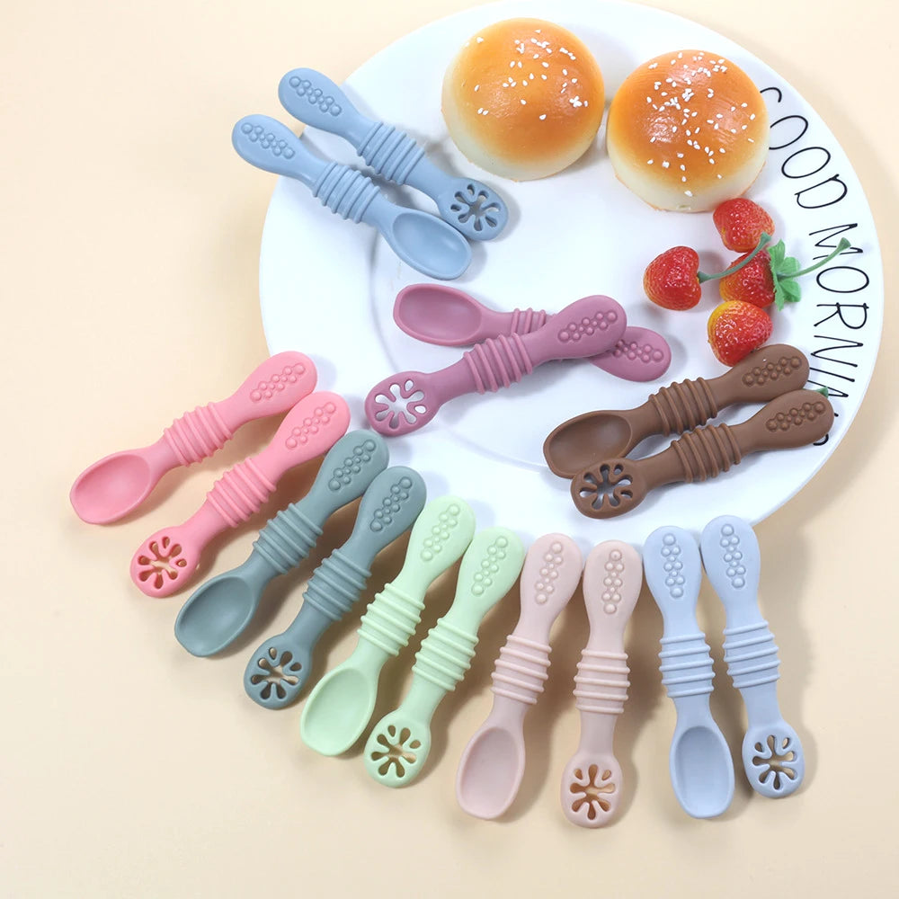 Smiley Silicone Suction Plate & Spoon