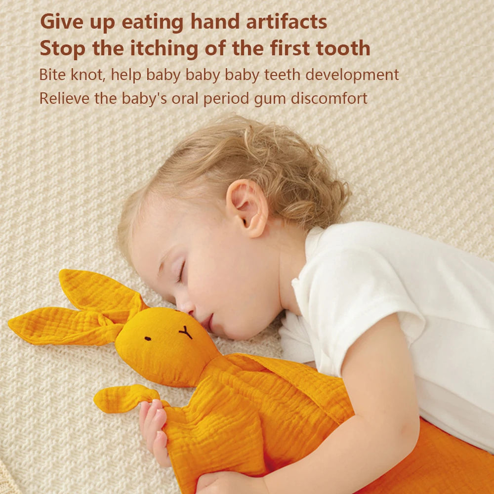 Muslin Comforter Blanket with Soft Toy