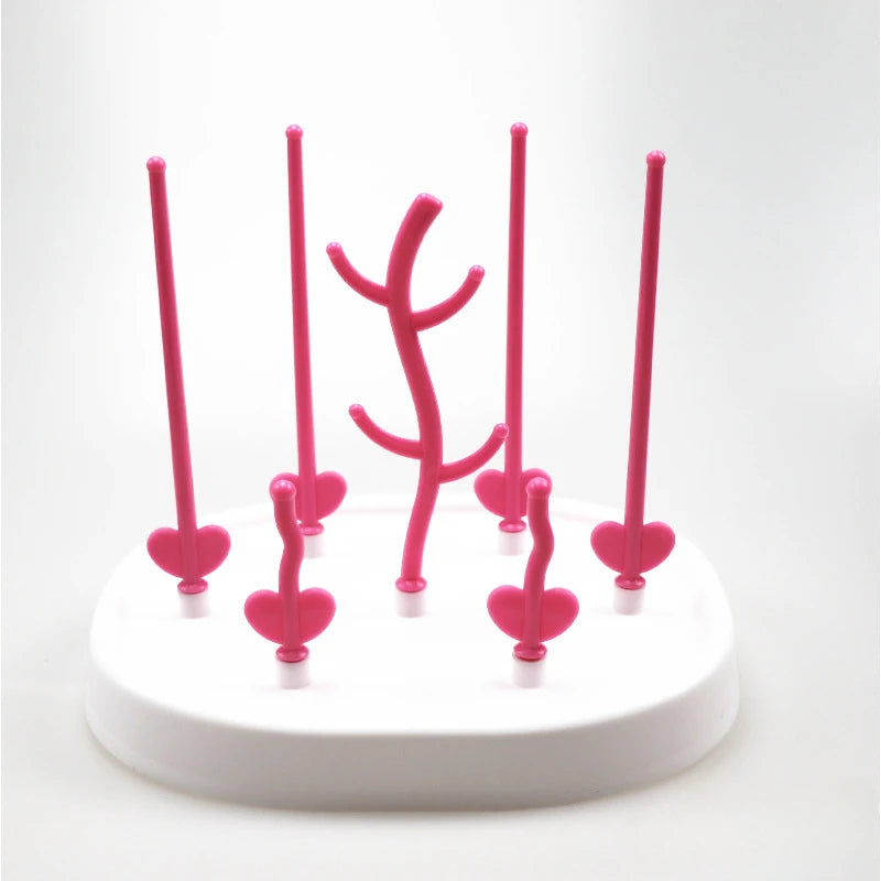 Tree-Shaped Bottle Drying Rack