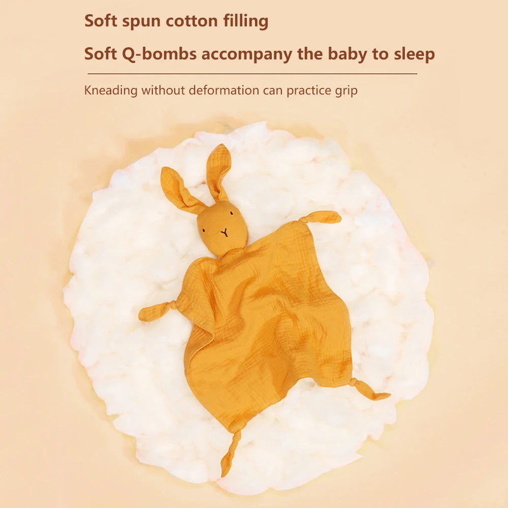 Muslin Comforter Blanket with Soft Toy